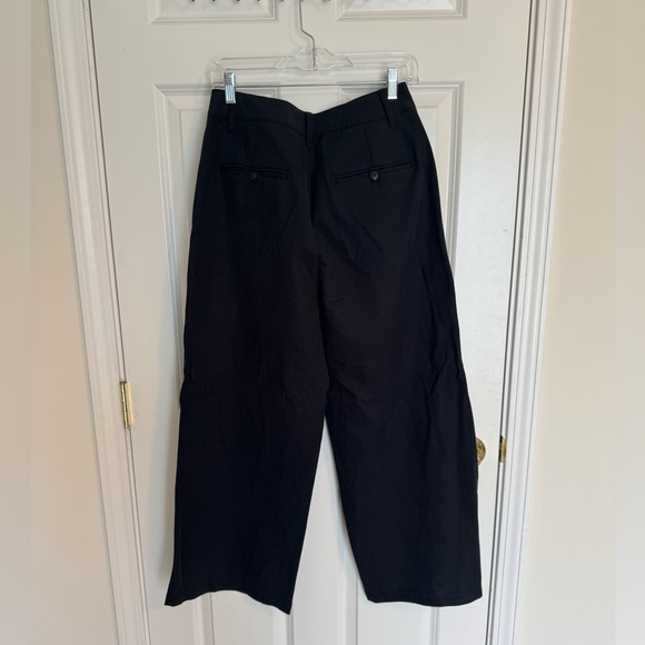 Madewell Harlow Black Petite Wide-Leg Pants - Picture 5 of 5